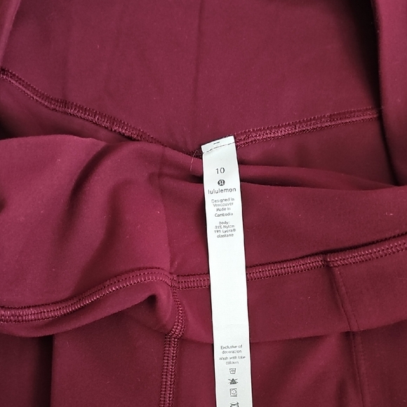 Lululemon Athletica Maroon Joggers - Picture 3 of 3